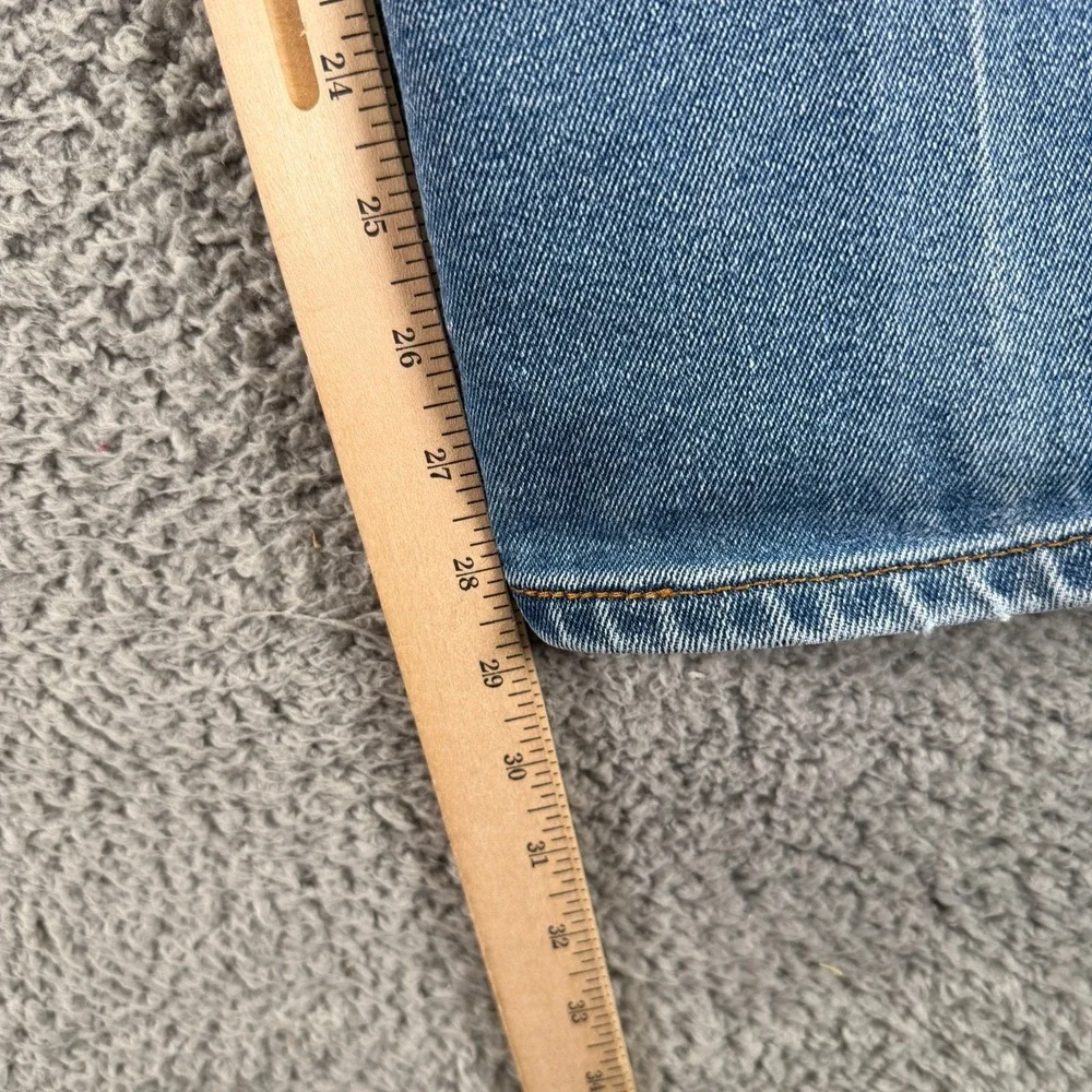 Levi's 517 Jeans Mens 40x29 Blue Cotton Denim Bootcut Leg Workwear Faded Travel